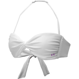 UNDER ARMOUR Womens Poema Bandeau Swimsuit Top   Size: Xl, White
