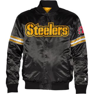 Pittsburgh Steelers Logo Black Jacket (STARTER)   Size: Large