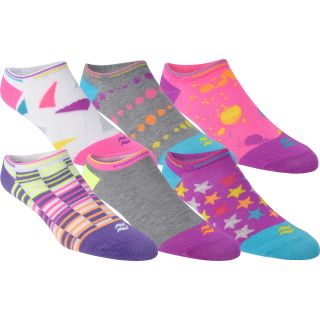 SOF SOLE Kids All Sport Lite No Show Socks   6 Pack   Size: Small, Striped