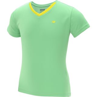 NEW BALANCE Girls Aerial Short Sleeve T Shirt   Size: Xl, Green