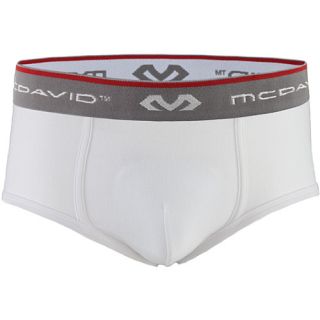 McDavid Youth Classic Brief with Soft Cup   Size: Regular, White (9130YCSR R)