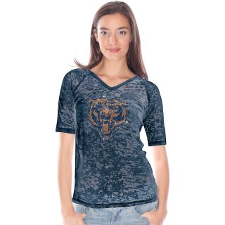Touch By Alyssa Milano Womens Chicago Bears Rhinestone Logo T Shirt   Size: Xl