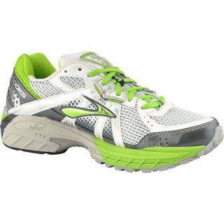 BROOKS Womens Adrenaline 13 GTS Running Shoes   Size: 5b, White/green