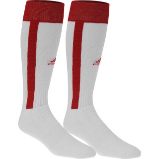 adidas Rivalry Baseball Stirrup Socks   2 Pack   Size: Large, White/red