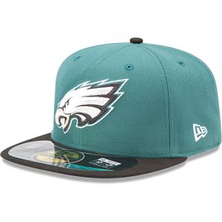 NEW ERA Mens Philadelphia Eagles Official On Field 59FIFTY Fitted Cap   Size: