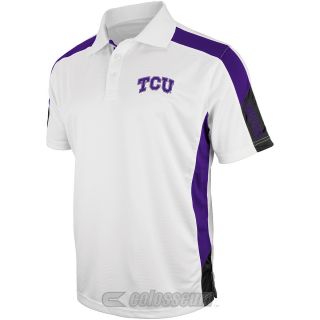 COLOSSEUM Mens TCU Horned Frogs Bracket Polo   Size: Xl, White