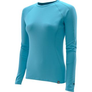 THE NORTH FACE Womens Warm Crew Neck T Shirt   Size: XS/Extra Small, Turquoise