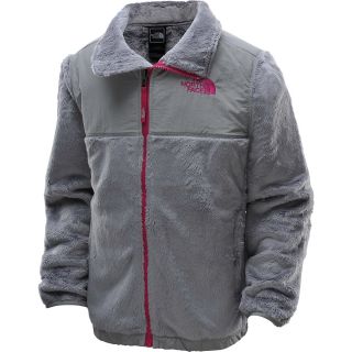 THE NORTH FACE Girls Denali Thermal Jacket   Size: Small, Metallic Silver/pink