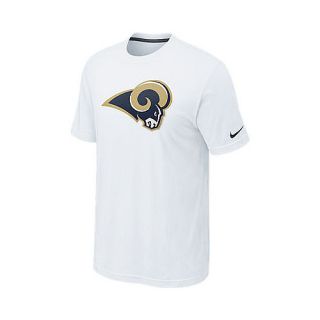 NIKE Mens St. Louis Rams Oversized Logo Short Sleeve T Shirt   Size: Medium,