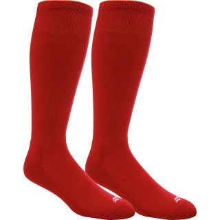 SOF SOLE Mens Baseball Over The Calf Team Socks   2 Pack   Size: Large, Red