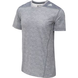 adidas Mens TechFit Fitted Short Sleeve T Shirt   Size: Medium, Md.heather Grey