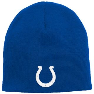 NFL Team Apparel Youth Indianapolis Colts Basic Uncuffed Knit Hat   Size: Youth,
