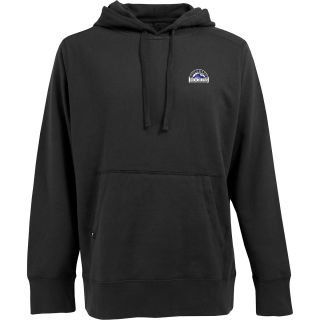 Antigua Mens Colorado Rockies Signature Hooded Pullover Sweatshirt   Size