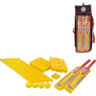Gray Nicolls Plastic Cricket Set, Yellow (GN2079)