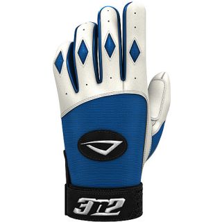 3N2 Batting Gloves Adult Pair Pack   Size: XS/Extra Small, White/royal
