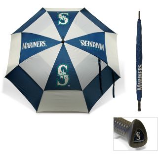 Team Golf MLB Seattle Mariners 62 Inch Double Canopy Golf Umbrella