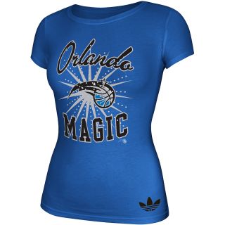 adidas Womens Orlando Magic Originals Shootout Short Sleeve T Shirt   Size: