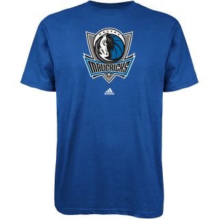 adidas Mens Dallas Mavericks Full Primary Logo Short Sleeve T Shirt   Size: