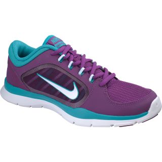 NIKE Womens Flex Trainer 4 Running Shoes   Size: 6, Purple/white