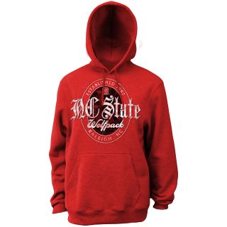 Classic Mens North Carolina State Wolfpack Hooded Sweatshirt   Red   Size: