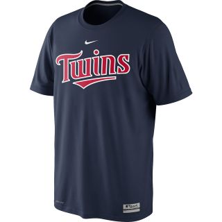 NIKE Mens Minnesota Twins AC Dri FIT Legend Logo Short Sleeve T Shirt   Size: