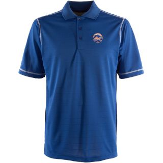 Antigua New York Mets Mens Icon Polo   Size: Large, Dark Royal/white (ANT METS