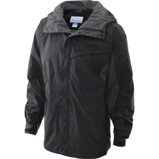 COLUMBIA Mens Watertight Jacket   Size Xl, Black/charcoal
