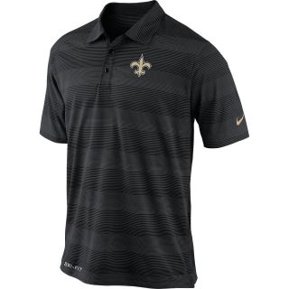 NIKE Mens New Orleans Saints Dri Fit Pre Season Polo Shirt   Size: Small,
