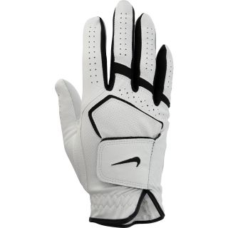 NIKE Mens Dura Feel Golf Glove   Right Hand Regular   Size Ml, White/black