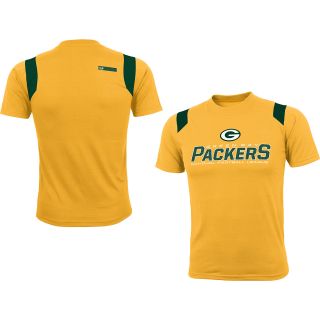 NFL Team Apparel Youth Green Bay Packers Wordmark Short Sleeve T Shirt   Size: