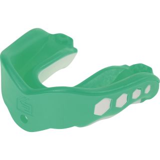 SHOCK DOCTOR Adult Gel Max Flavor Fusion Convertible Mouthguard   Mint   Size: