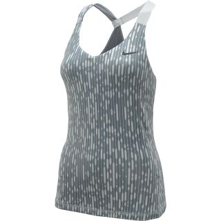 NIKE Womens Printed Knit Tennis Tank   Size: Medium, Cool Grey/anthracite