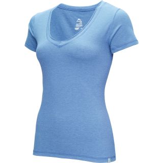 ALPINE DESIGN Womens V Neck Short Sleeve T Shirt   Size: Small, Marina