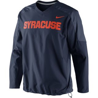 NIKE Mens Syracuse Orange Dri FIT Pullover Long Sleeve Crew Wind Jacket   Size: