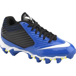 NIKE Boys Vapor Shark Low Football Cleats   Size: 13, Black/blue