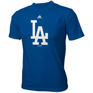 adidas Youth Los Angeles Dodgers Team Logo Short Sleeve T Shirt   Size: Medium,