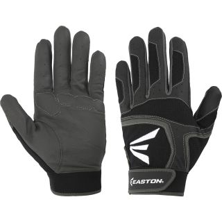 EASTON RF4 Padded Adult Baseball Batting Gloves   Size: Small, Black