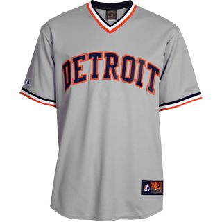 Majestic Athletic Detroit Tigers Blank Cooperstown Replica Road Jersey   Size