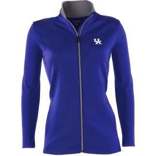Antigua Kentucky Wildcats Womens Leader Full Zip Jacket   Size Medium, Ken