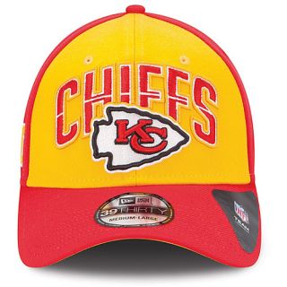 NEW ERA Mens Kansas City Chiefs Draft 39THIRTY Stretch Fit Cap   Size: M/l, Red