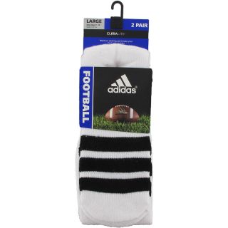 adidas Rivalry Football Socks   Size: Medium, White/black (5125058)