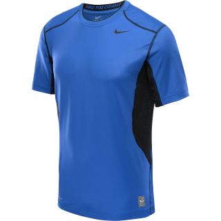 NIKE Mens Pro Combat Hypercool Fitted Short Sleeve Crew Top   Size: Medium,