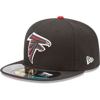 NEW ERA Mens Atlanta Falcons Official On Field 59FIFTY Fitted Hat   Size: 7.