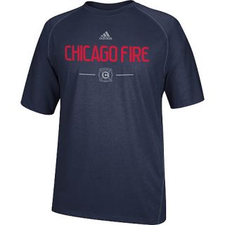 adidas Mens Chicago Fire Authentic ClimaLite Short Sleeve T Shirt   Size: