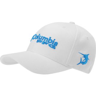 COLUMBIA Mens PFG Fitted Cap   Size: S/m, White