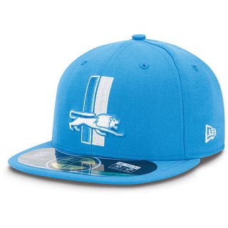 NEW ERA Mens Detroit Lions On Field Classic Throwback Cap   Size: 7.125, Blue