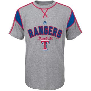 MAJESTIC ATHLETIC Youth Texas Rangers Short Stop Short Sleeve T Shirt   Size: