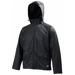 HELLY HANSEN Voss Waterproof Jacket   Size: Large, Black