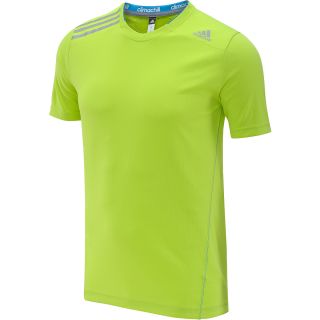 adidas Mens ClimaChill Short Sleeve Running T Shirt   Size: Large, Solar Slime