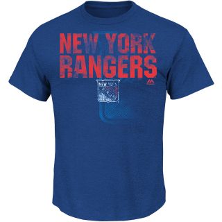MAJESTIC ATHLETIC Youth New York Rangers Pumped Up Short Sleeve T Shirt   Size: